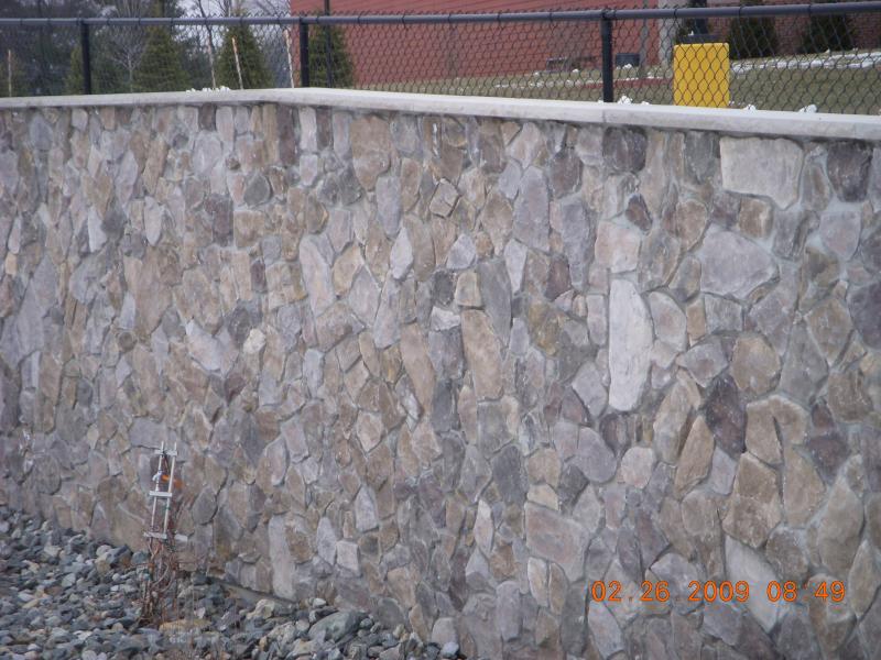 The use of small stone or Faux stone 
will bring a high end finished look to your project.